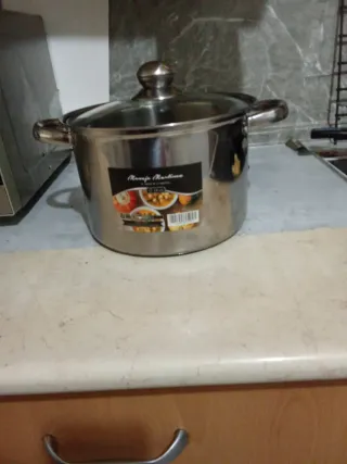 Cacerola de acero inoxidable