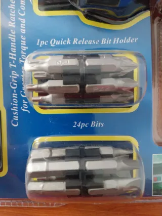 Juego 34pcs Ratchet T-Driver Set