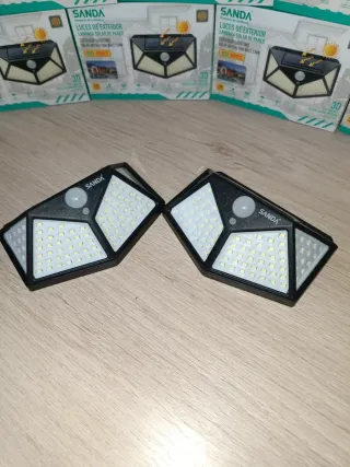 2 LAMPADE SOLARI SENSORE MOVIMENTO NUOVE