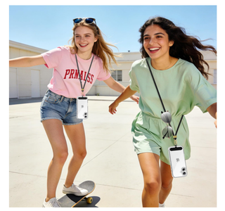 Cordino Universale per Cellulare Gancio Nero