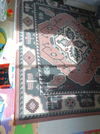 Alfombra grande diseño geométrico