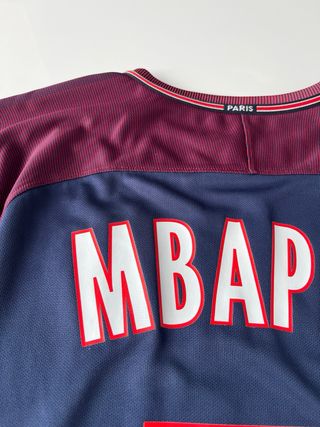 Camiseta original nike PSG 2017 2018 Mbappé 7 T-XL