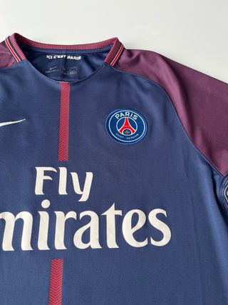 Camiseta original nike PSG 2017 2018 Mbappé 7 T-XL