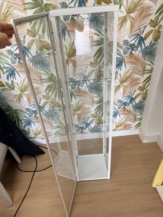 Vitrina blanca 35x32x151 cm