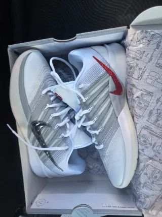 Zapatillas Nike Hombre Talla 42 Plata/Blanco