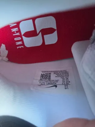 Zapatillas Nike Hombre Talla 42 Plata/Blanco