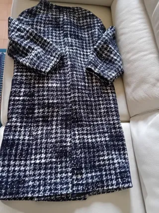 Cappotto donna fantasia pied de poule tg 42