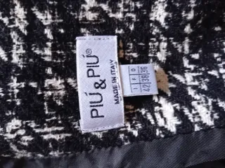 Cappotto donna fantasia pied de poule tg 42