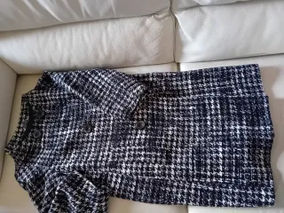 Cappotto donna fantasia pied de poule tg 42