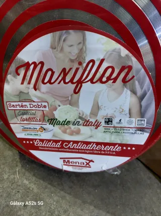 Sartén Doble Maxiflon 28cm Antiadherente