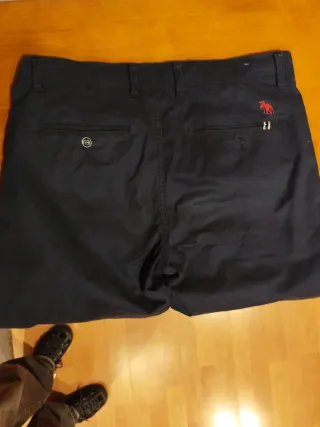 Pantalón vestir hombre azul T42