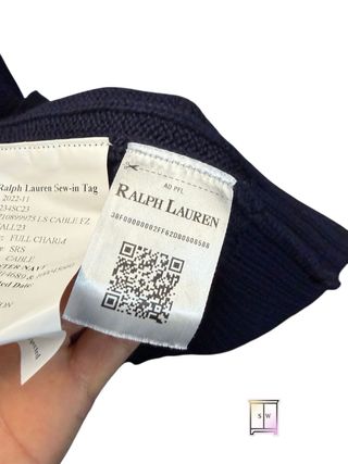 Polo Ralph Lauren cable knit jumper full zip