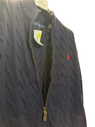 Polo Ralph Lauren cable knit jumper full zip