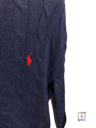 Polo Ralph Lauren cable knit jumper full zip