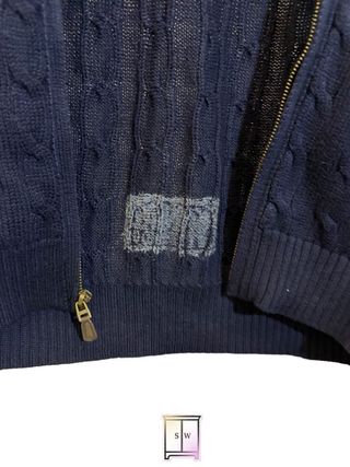 Polo Ralph Lauren cable knit jumper full zip