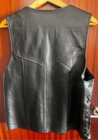 Chaleco de Piel OSX Talla XL mas bien L