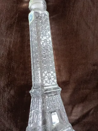 Bottiglia Torre Eiffel Vetro Trasparente