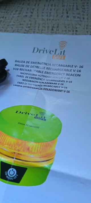 Luz de emergencia V16