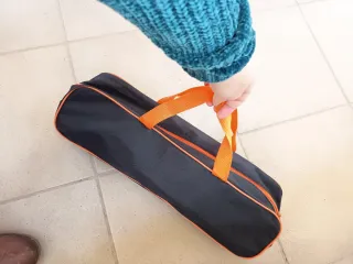 Caña de pescar 2.10m + carrete y funda