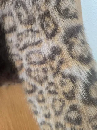 Abrigo Xandó leopardo talla M