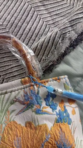 Borsa a mano con stampa floreale