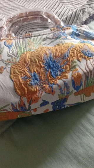 Borsa a mano con stampa floreale