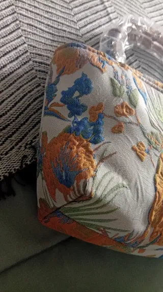 Borsa a mano con stampa floreale