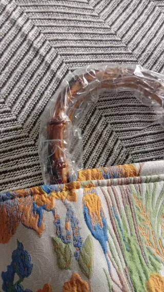 Borsa a mano con stampa floreale