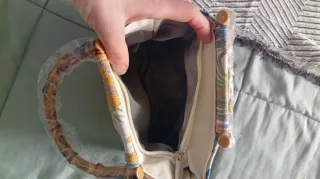 Borsa a mano con stampa floreale