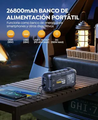 Arrancador Batería Coche Yaber YA60