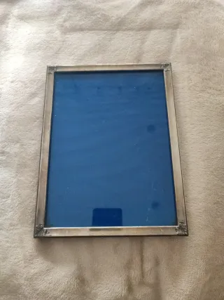 Marco de plata decorado