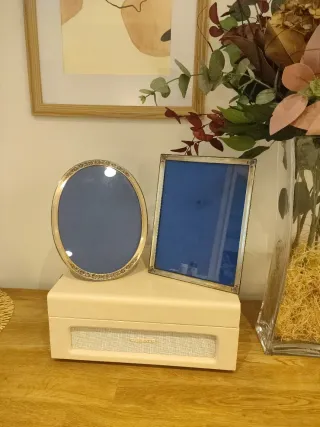 Marco de plata decorado