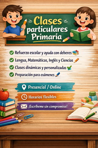 Clases particulares Educación Primaria