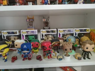 Lote Funkos NBA, Marvel, Tierra Media