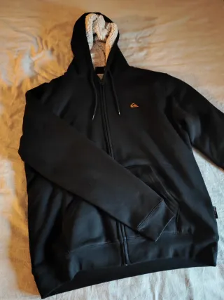 Sudadera Quiksilver Sherpa Negra Talla M