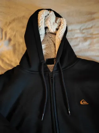Sudadera Quiksilver Sherpa Negra Talla M