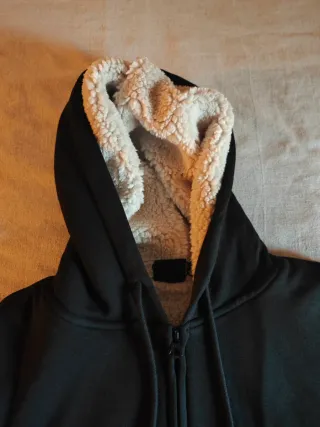 Sudadera Quiksilver Sherpa Negra Talla M