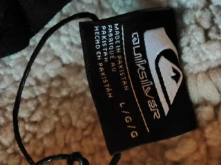 Sudadera Quiksilver Sherpa Negra Talla M