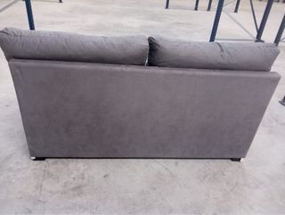 Sofá de 2 plazas marrón chocolate