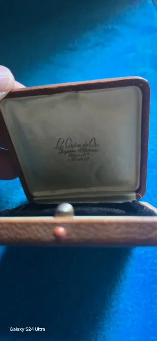Estuche Joyería La Onra de Oro Histórico
