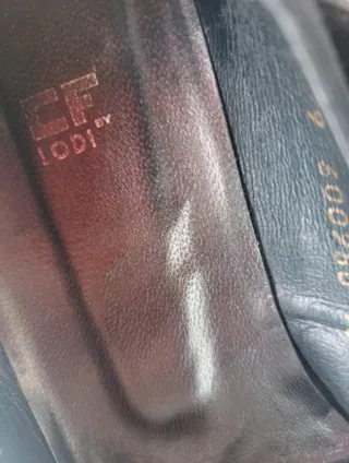 Zapatos Lodi Piel Negros Talla 40