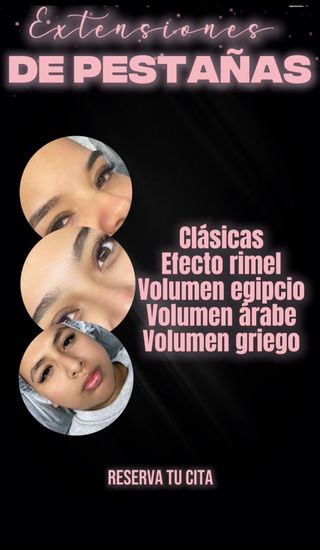 Extensiones de pestañas