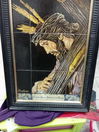 Azulejo Pintado Cristo de las Penas