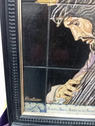 Azulejo Pintado Cristo de las Penas
