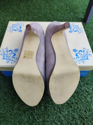 Zapatos de tacón Marypaz beige/gris