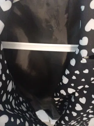 Blazer donna con cuori bianco/nero