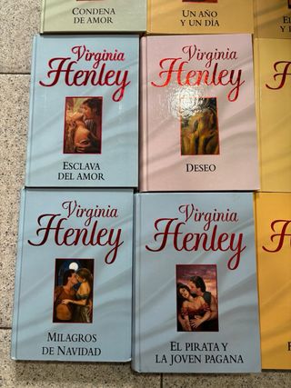 Lote 11 libros Romance virginia henley