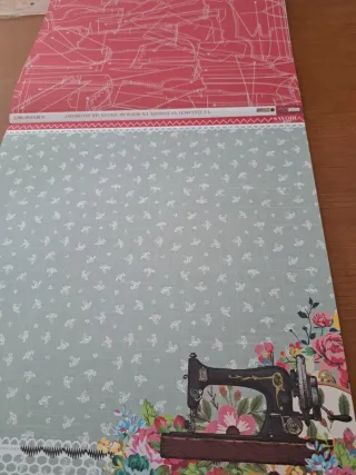 Colección de papeles para scrapbooking