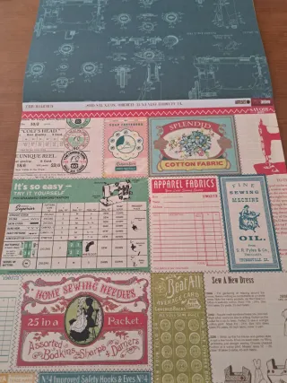 Colección de papeles para scrapbooking