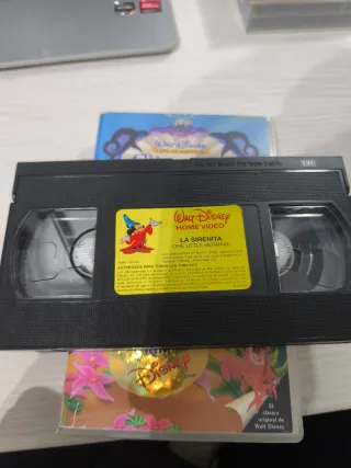 La Sirenita VHS Clásicos Disney Español